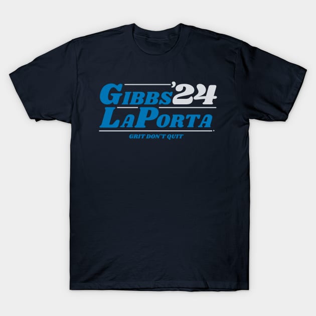 Gibbs - LaPorta '24 Grit Don't Quit T-Shirt by Menras